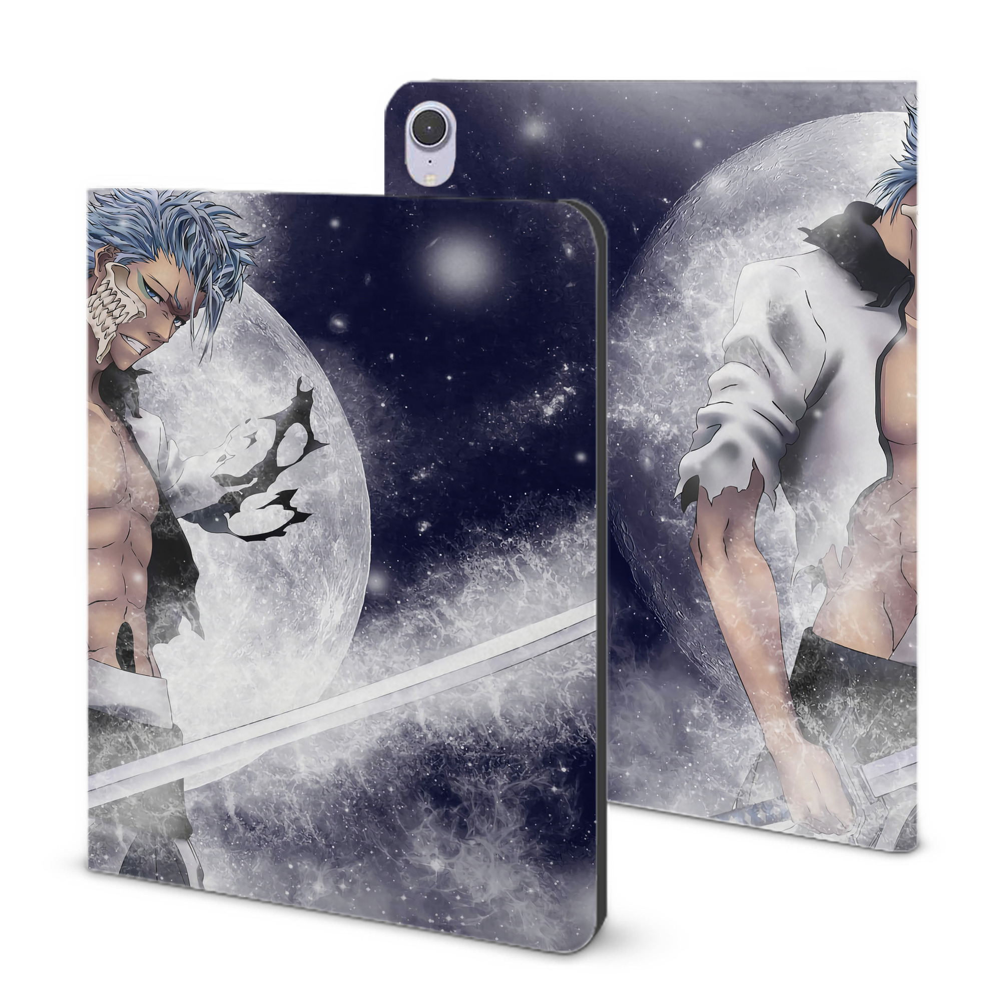 （画像用） ブリーチ BLEACH IPad ケース ブック型 PUレザー TPU 耐衝撃 軽量 薄型 ペン収納なし 全面保護 IPad 各モデル対応